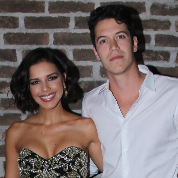 Mariana Rios e Lukas Kalil prestigiam festa de aniversário de Marcos Mion