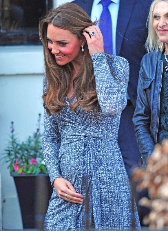 Kate Middleton acompanha uma das instituições de caridade da qual é patrona