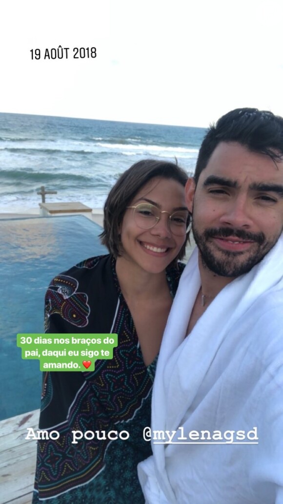 A irmã de Gabriel Diniz, Mylena Diniz prestou homenagem ao cantor 30 dias após a morte dele: '30 dias nos braços do Pai, daqui eu sigo te amando'