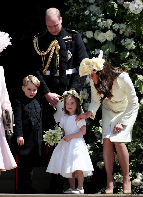 Príncipe George também participou do casamento do tio, Príncipe Harry, com Meghan Markle