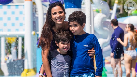 Wanessa fala de momento fora dos palcos durante dias no Beach Park com os filhos, José Marcus e João Francisco, em bate-papo com o Purepeople nesta segunda-feira, dia 15 de julho de 2019