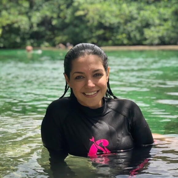 Thais Fersoza relembra viagem romântica com Michel Teló em foto publicada no Instagram nesta quinta-feira, dia 18 de julho de 2019