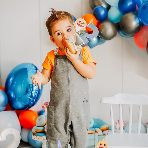 Ensaio de 2 anos de José Filho, filho do sertanejo Zé Neto, teve como tema Baby Shark