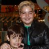 Faustão e Luciana Cardoso são pais de João Guilherme, de 15 anos, e Rodrigo, de 11