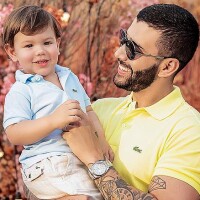 Filho de Gusttavo Lima, Gabriel emociona o pai ao cantar 'Milu': 'Que momento'