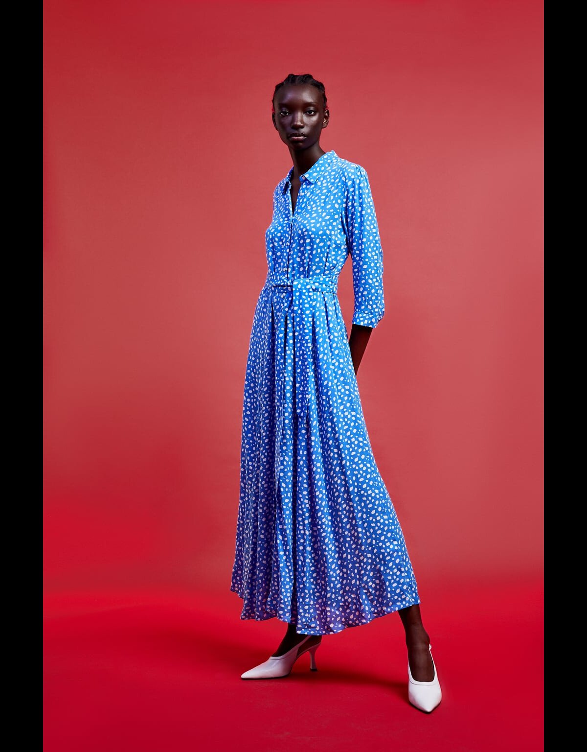 Foto: Vestido para comprar online: estampado, da Zara, por R$ 299 -  Purepeople