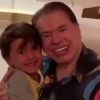 Filho mais velho de Patricia Abravanel, Pedro, de 4 anos, esbanjou fofura em vídeo com o avô Silvio Santos