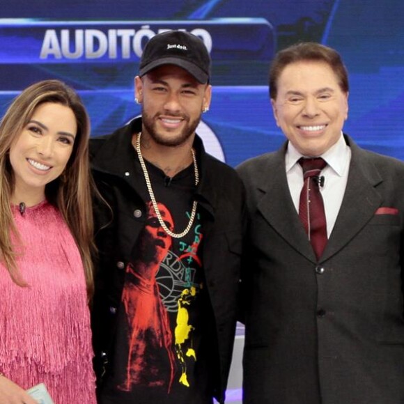 Silvio Santos zoou a filha Patricia Abravanel após a apresentadora tietar Neymar