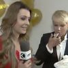 Xuxa dá tortada na cara da apresentadora de TV Cecília Ribeiro em Minas Gerais