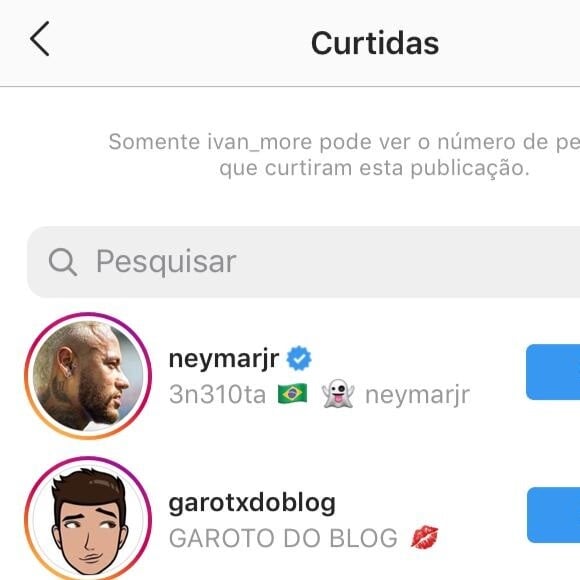 Neymar curte foto de Bruna Marquezine com Ivan Moré