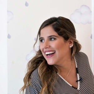 Camilla Camargo se emocionou ao ver o quarto do filho, Joaquim, pela primeira vez