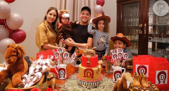 Wesley Safadão e Thyane Dantas fazem festa temática de 11 meses para o filho Dom