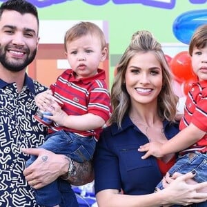 Gusttavo Lima decide detalhes da criação dos filhos junto com Andressa Suita