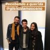 Gleici Damasceno e Wagner Santiago visitaram loja de móveis de decoração em São Paulo