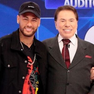 Neymar prestigiou programa de Silvio Santos, no SBT, antes de voltar aos gramados