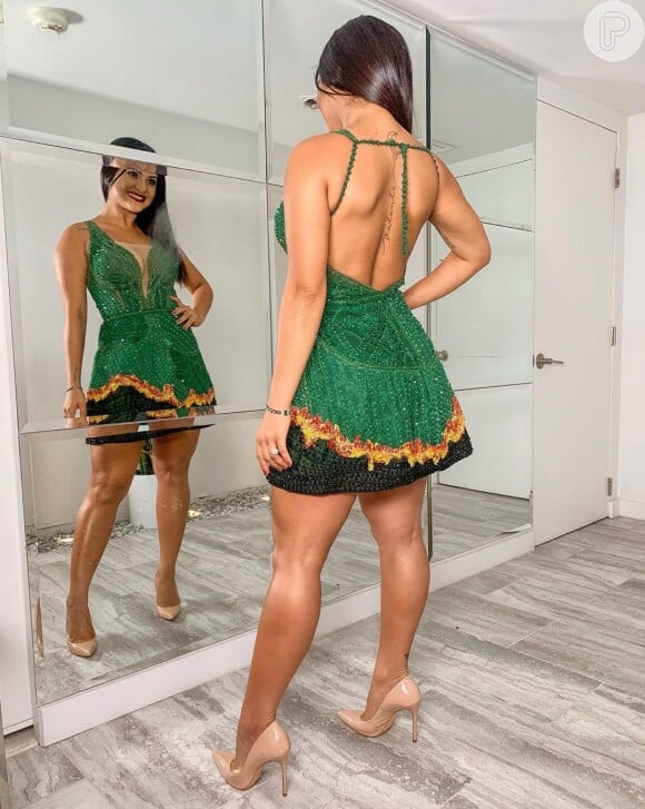 Mileide Mihaile usou look assinado por Ivanildo Nunes, estilista do Miss Brasil 2018/2019