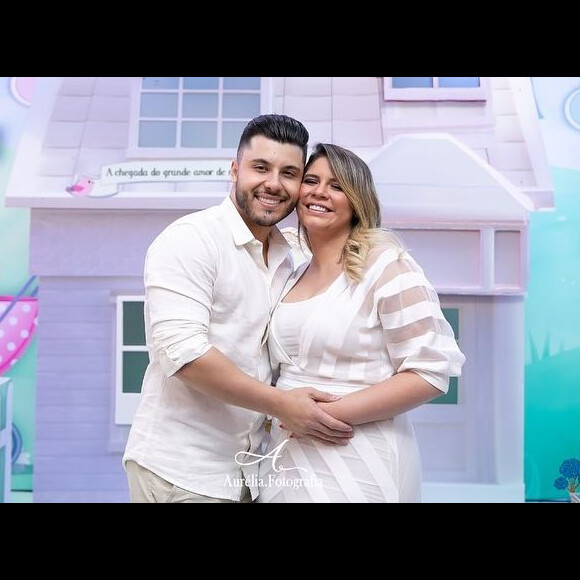 Murilo Huff mostrou ultrassom do filho, Léo, fruto da relação com Marília Mendonça, no Instagram