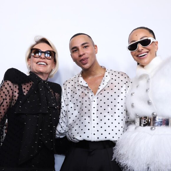 Ana Maria Braga tieta Olivier Rousteing, diretor de criação da Balmain: 'É puro talento nos seus 33 anos'