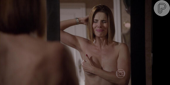 Em 'Malhação', Helena Fernandes teve que encenar o autoexame da mama. O público ficou assustado ao ver os seios da atriz