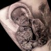 Filho de Bruno Gagliasso, Bless, de 4 anos, ganhou tatuagem do pai nesta semana