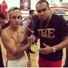 Justin Bieber exibiu as suas tatuagens durante treino de boxe