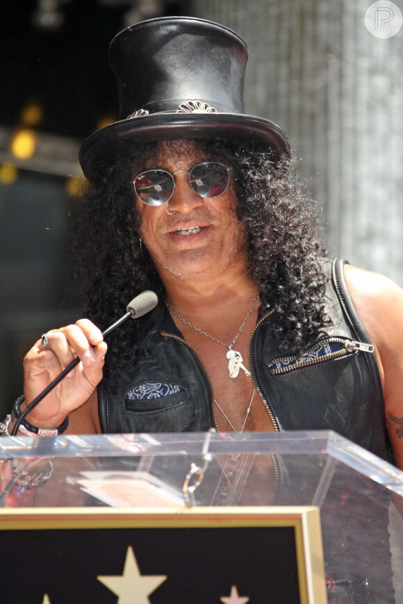 Slash é ex-guitarrista do Guns N' Roses