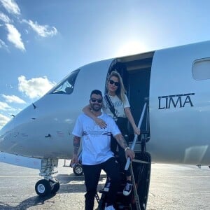 Gusttavo Lima brincou sobre um novo filho com Andressa Suita: 'Feito em terras americanas'