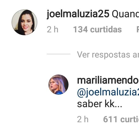 Marília Mendonça responde a seguidora em sua rede social