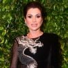 Flavia Alessandra investiu em acessórios Tiffany & Co e um minivestido Balmain para o leilão beneficente Brazil Foundation 2019