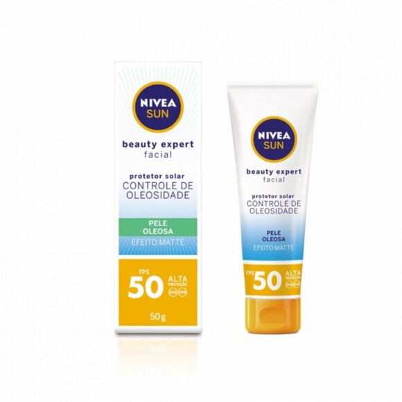 A Nivea lança a linha Sun Beauty Expert com 4 versões de protetor, entre eles o indicado para a pele oleosa, tem FPS 50