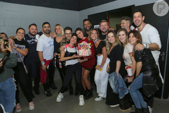 Bruna Marquezine comemorou aniversário de 24 anos com famosos em show da dupla Sandy e Júnior, em agosto de 2019, no Rio de Janeiro