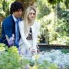 Megan (Isabelle Drummond) passeia com Arthur (Dudu Azevedo) por um jardim sensorial, em 'Geração Brasil'