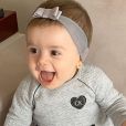 Thame Mariôto gosta de compartilhar vários momentos da vida da filha, Liz, de 7 meses