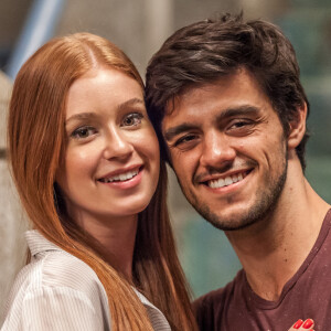 Marina Ruy Barbosa, na pele de Eliza, disse que a top model havia ficado com Jonas (Felipe Simas)