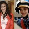 Lívian posa no lançamento de 'Flor do Caribe' e em imagem promocional de 'O Guerreiro Didi e a Ninja Lili'. Nas imagens ela tem 13 e 9 anos, respectivamente