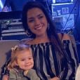 Thais Fersoza ficou encantada ao ver a filha, Melinda, dançando a música 'Can't Stop The Feeling', de Justin Timberlake, nesta sexta-feira, 13 de dezembro de 2019