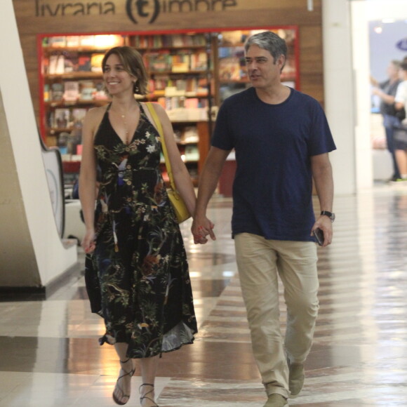 William Bonner e Natasha Dantas estão casados há um ano