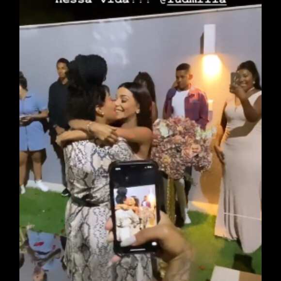 Ludmilla e Brunna Gonçalves se casaram no dia do aniversário da bailarina, nesta segunda-feira, 16 de dezembro de 2019