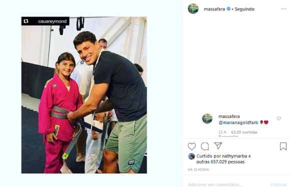 Grazi Massafera ganhou comentário de Mariana Goldfarb ao marcar mulher de Cauã Reymond em foto com Sofia, sua filha