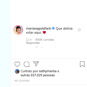 Grazi Massafera ganhou comentário de Mariana Goldfarb ao marcar mulher de Cauã Reymond em foto com Sofia, sua filha