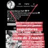 Marília Mendonça compartilha perfil fake do filho, Leo