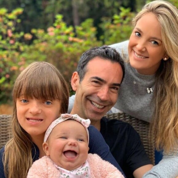 Ticiane Pinheiro e Cesar Tralli estão casados há 2 anos e são pais de Manuella, de 5 meses