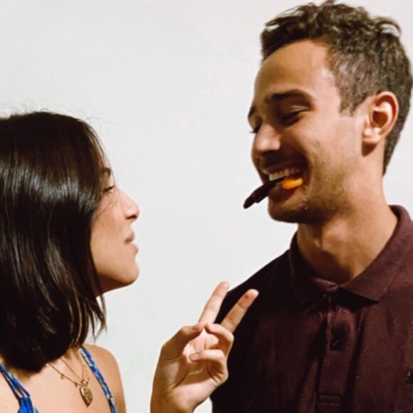 André Luiz Frambach comemora primeiro Natal com Rayssa Bratillieri: 'Fiquei tão feliz'