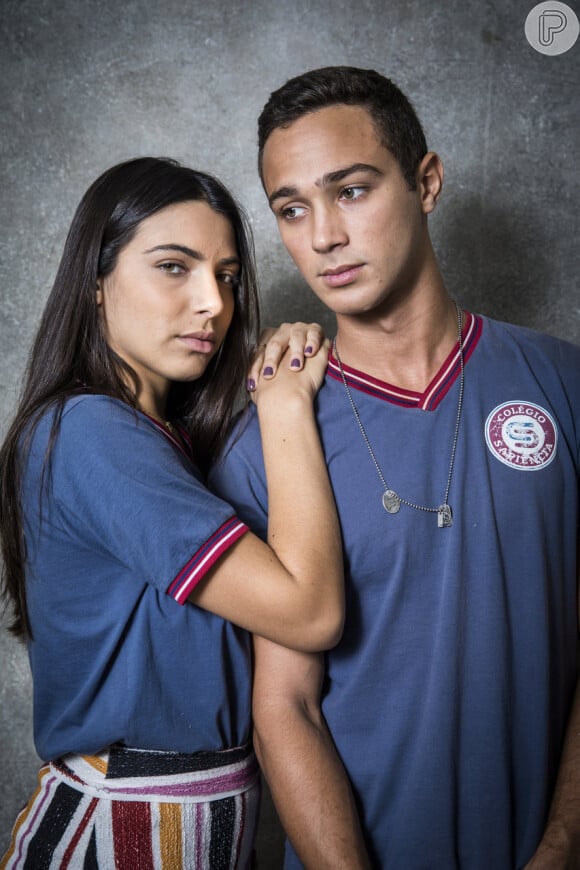 Rayssa Bratillieri e André Luiz Frambach engataram romance nos bastidores da novela 'Malhação: Vidas Brasileiras'