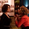 Na novela 'Amor Sem Igual', Carmem (Beth Zalcman) propõe a Olympia (Françoise Forton) que elas roubem um hotel de luxo no capítulo de terça-feira, 11 de fevereiro de 2020