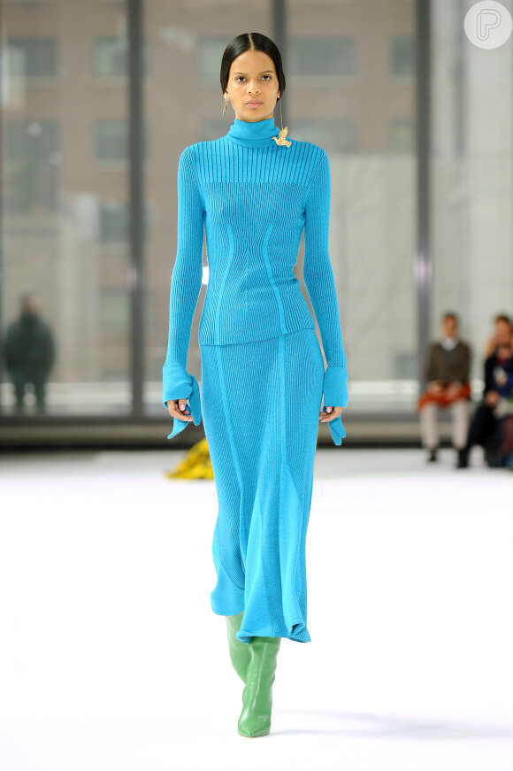 Moda 2020: mistura de cores é trend do desfile da Carolina Herrera no New York Fashion Week