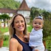 Filha caçula de Ticiane Pinheiro, Manuella rouba cena por sua simpatia nas redes sociais da mãe