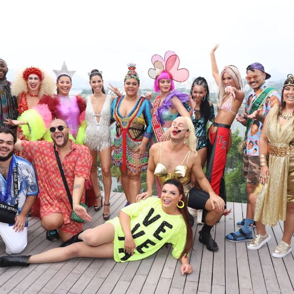 Fernanda Paes Leme, Letícia Lima, David Brazil, Fabiana Karla e Thaynara OG estavam entre os convidados de Preta Gil