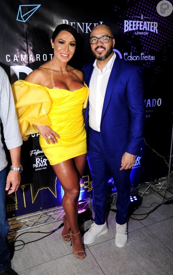 Gracyanne Barbosa é casada com o cantor Belo, ex de Viviane Araujo