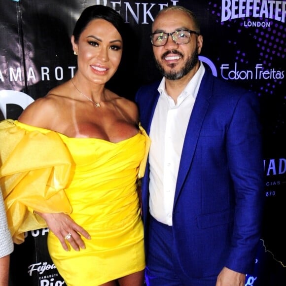 Gracyanne Barbosa é casada com o cantor Belo, ex de Viviane Araujo